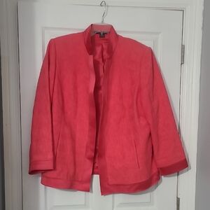 Women's Coral Open-Front Blazer Jacket - Unbranded